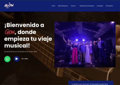 Glow – Academia de canto